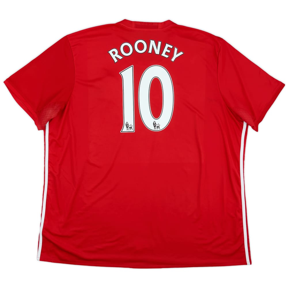 2016-17 Manchester United Home Shirt Rooney #10 - 8/10 - (3XL)