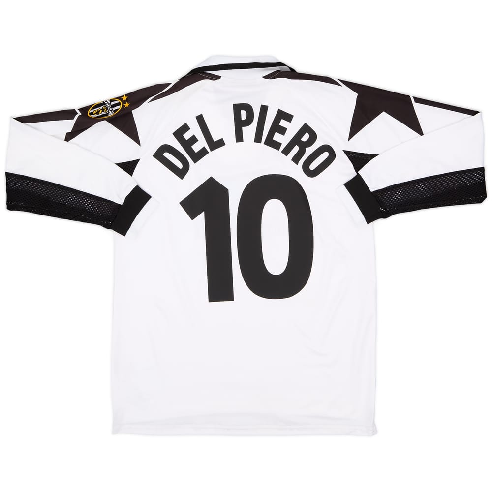 1998-99 Juventus Away L/S Shirt Del Piero #10 - 8/10 - (S)