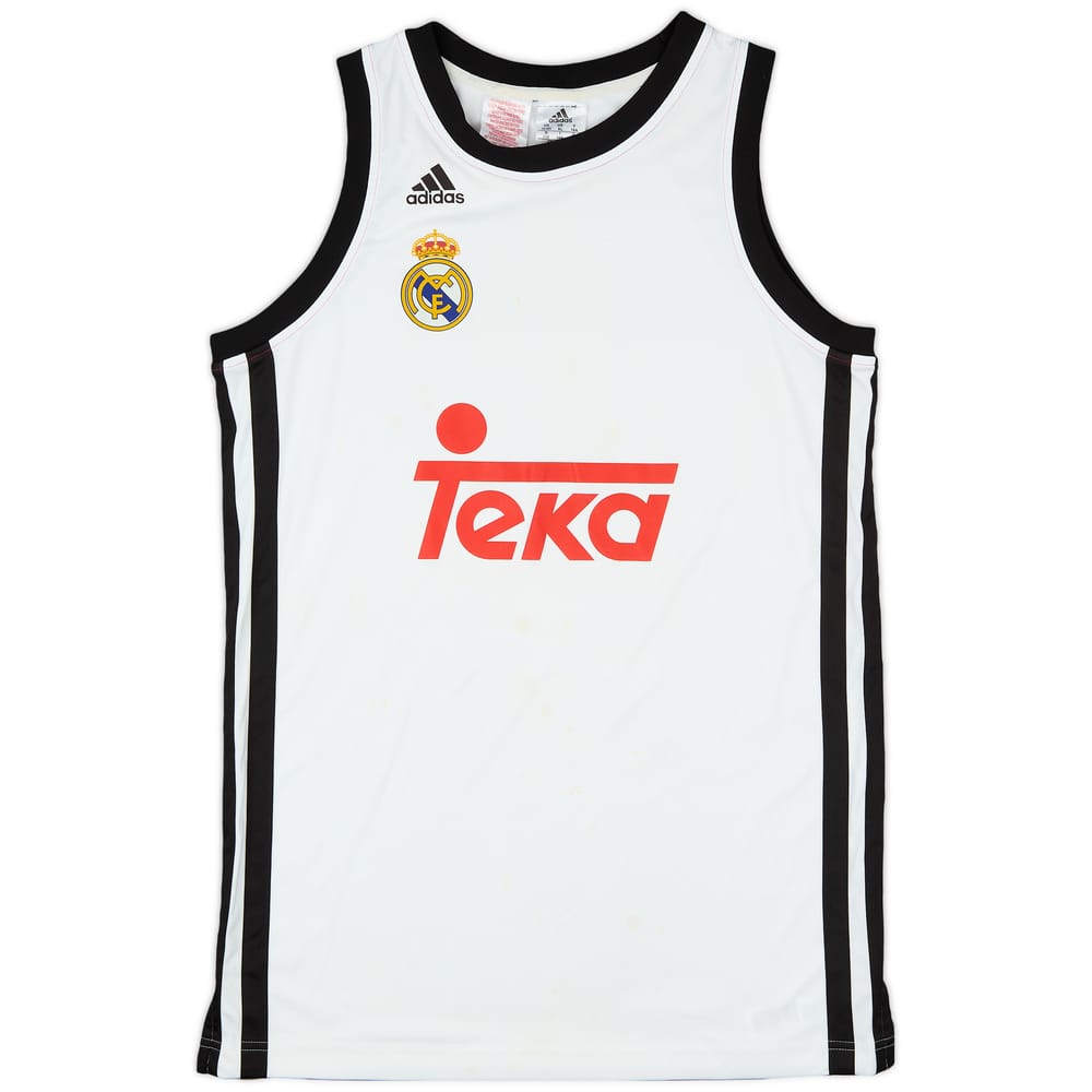 2014-15 Real Madrid adidas Basketball Training Vest - 5/10 - (XL.Boys)