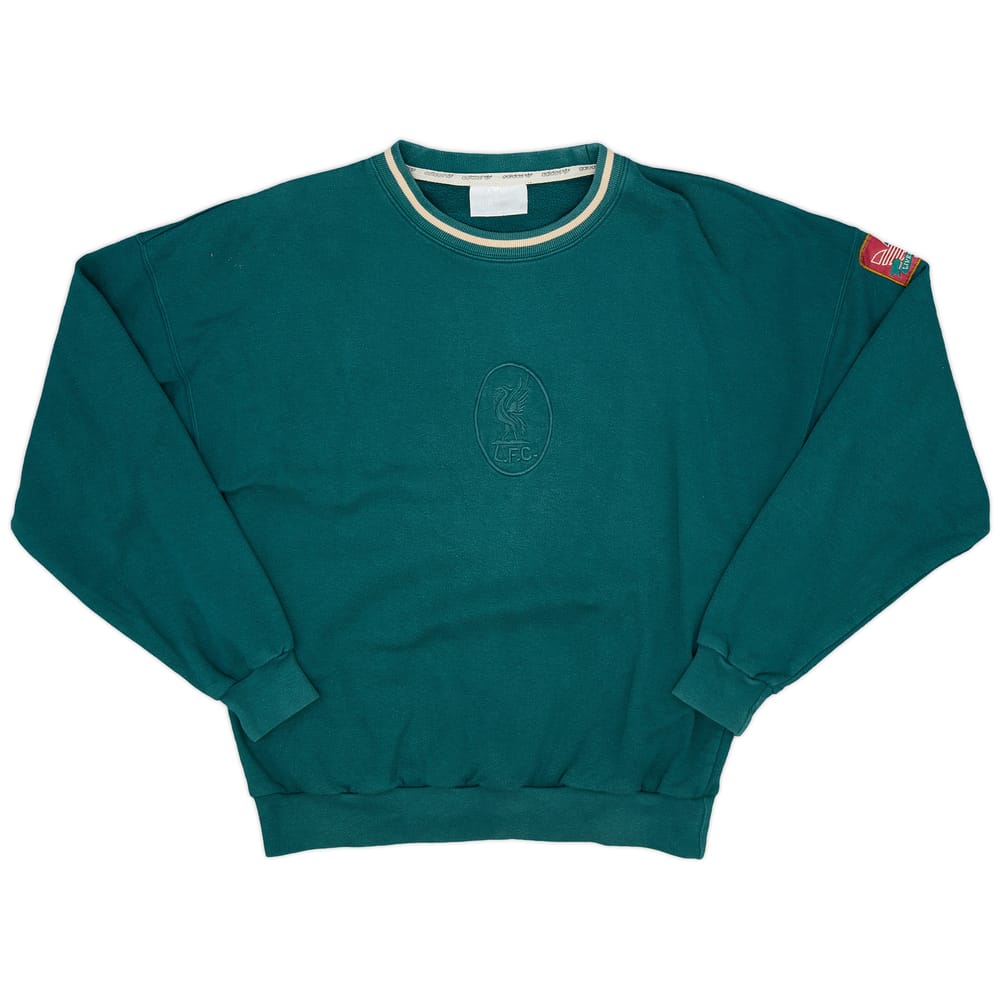 1992-93 Liverpool adidas Sweat Top - 8/10 - (S)