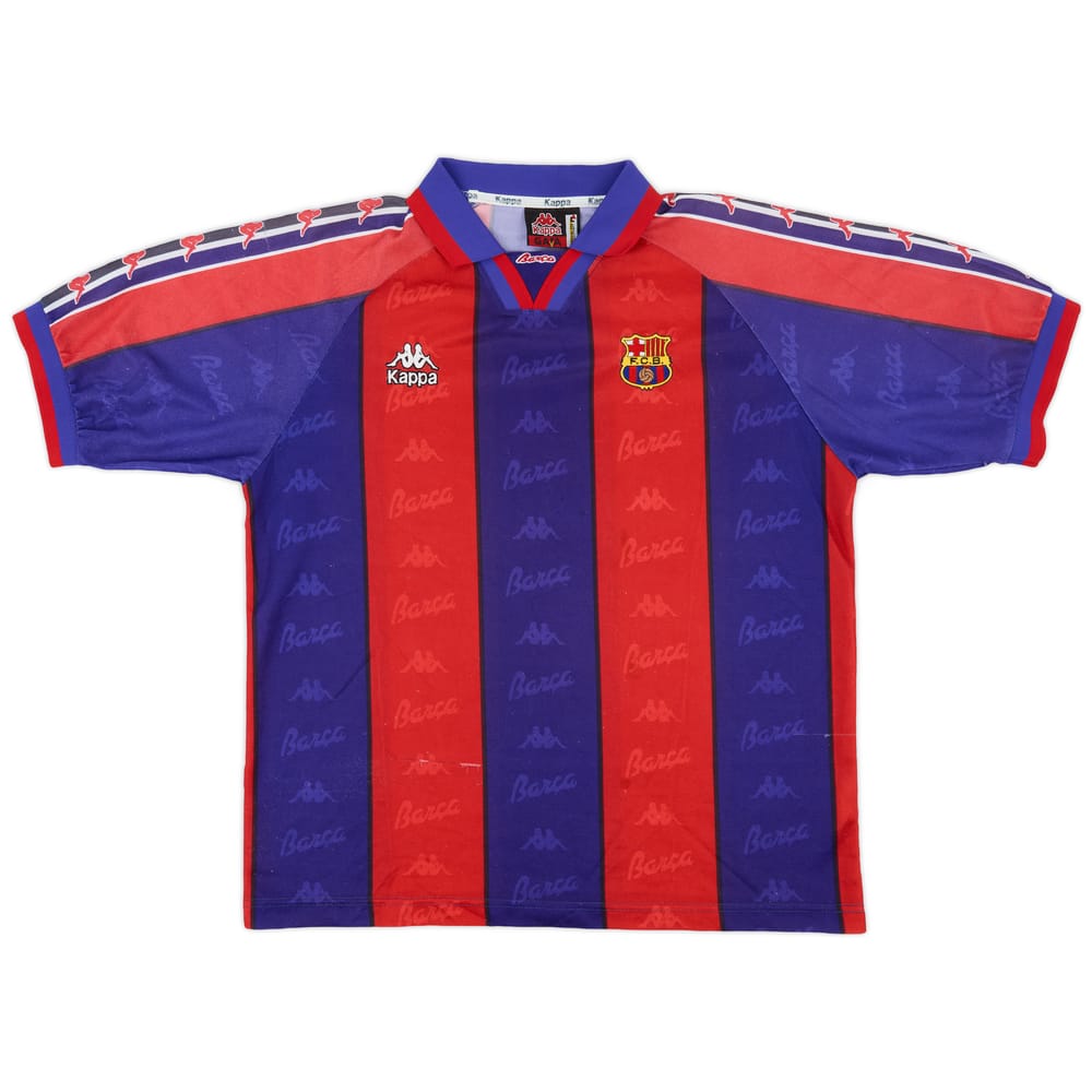 1995-97 Barcelona Home Shirt - 7/10 - (L)