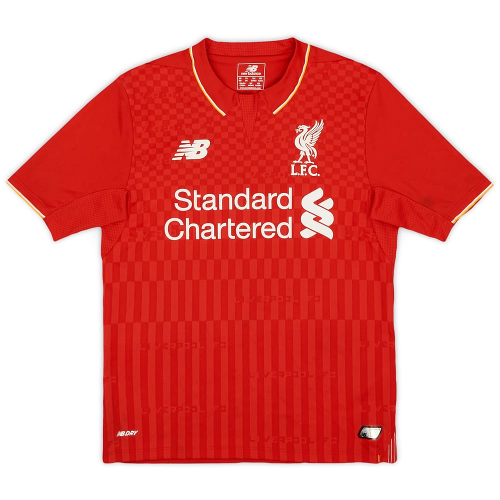 2015-16 Liverpool Home Shirt - 8/10 - (S.Boys)