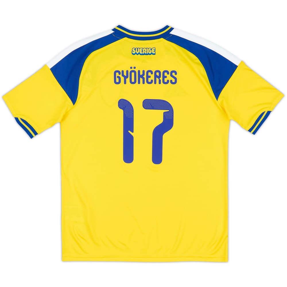 2026-27 Sweden Home Shirt Gyokeres #17 (KIDS)