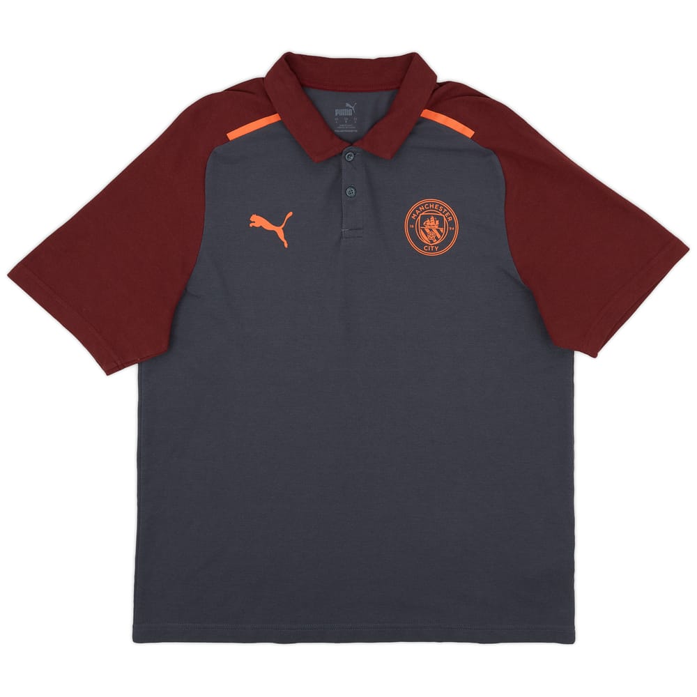 2023-24 Manchester City Puma Polo T-Shirt - 7/10 - (L)