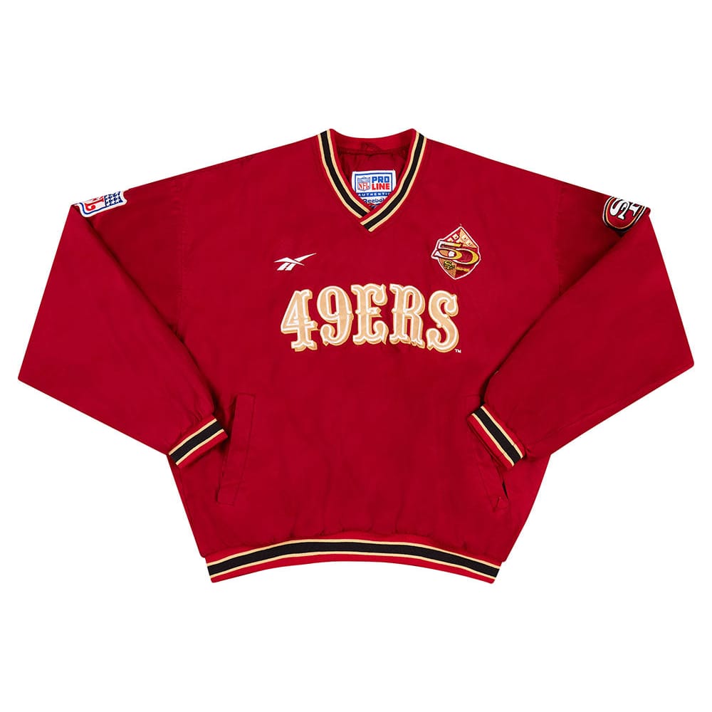 1996 San Francisco 49ers Reebok Pullover Jacket L