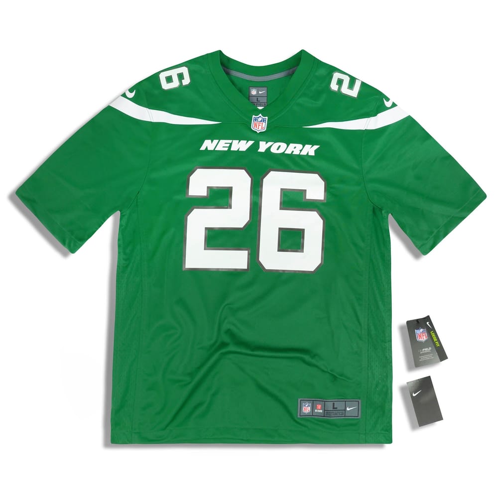 2019 New York Jets Bell #26 Nike Game Jersey (Home) L - W/Tags