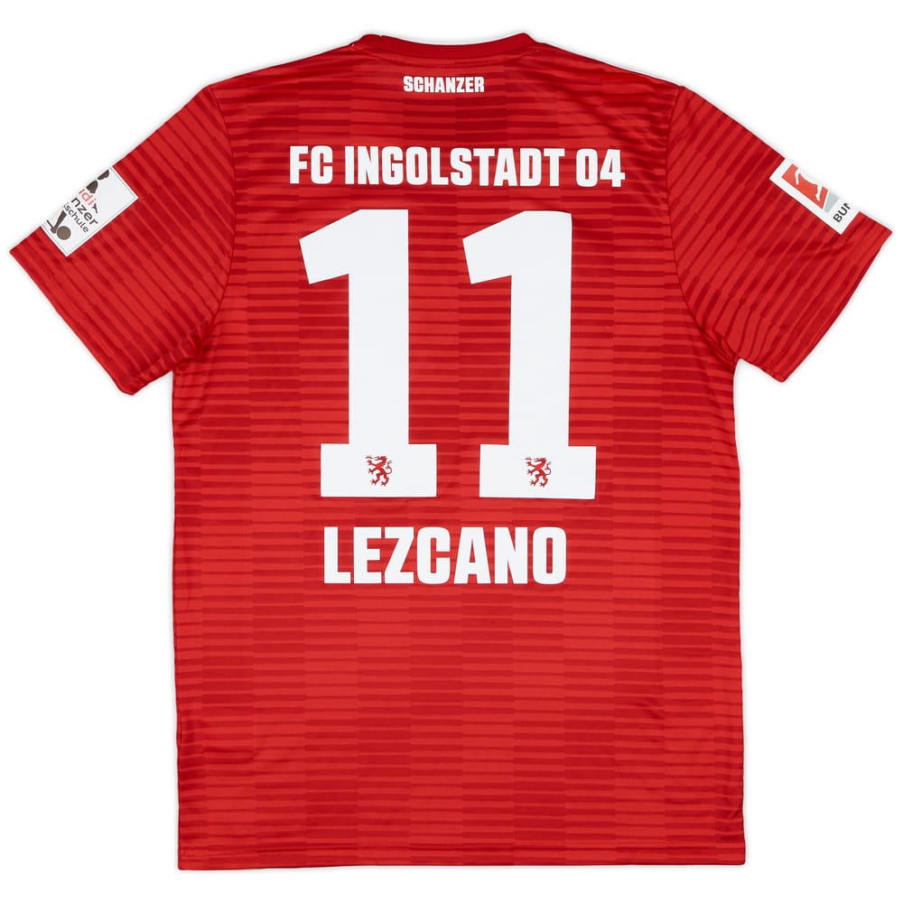 2018-19 FC Ingolstadt Match Issue Home Shirt Lezcano #11