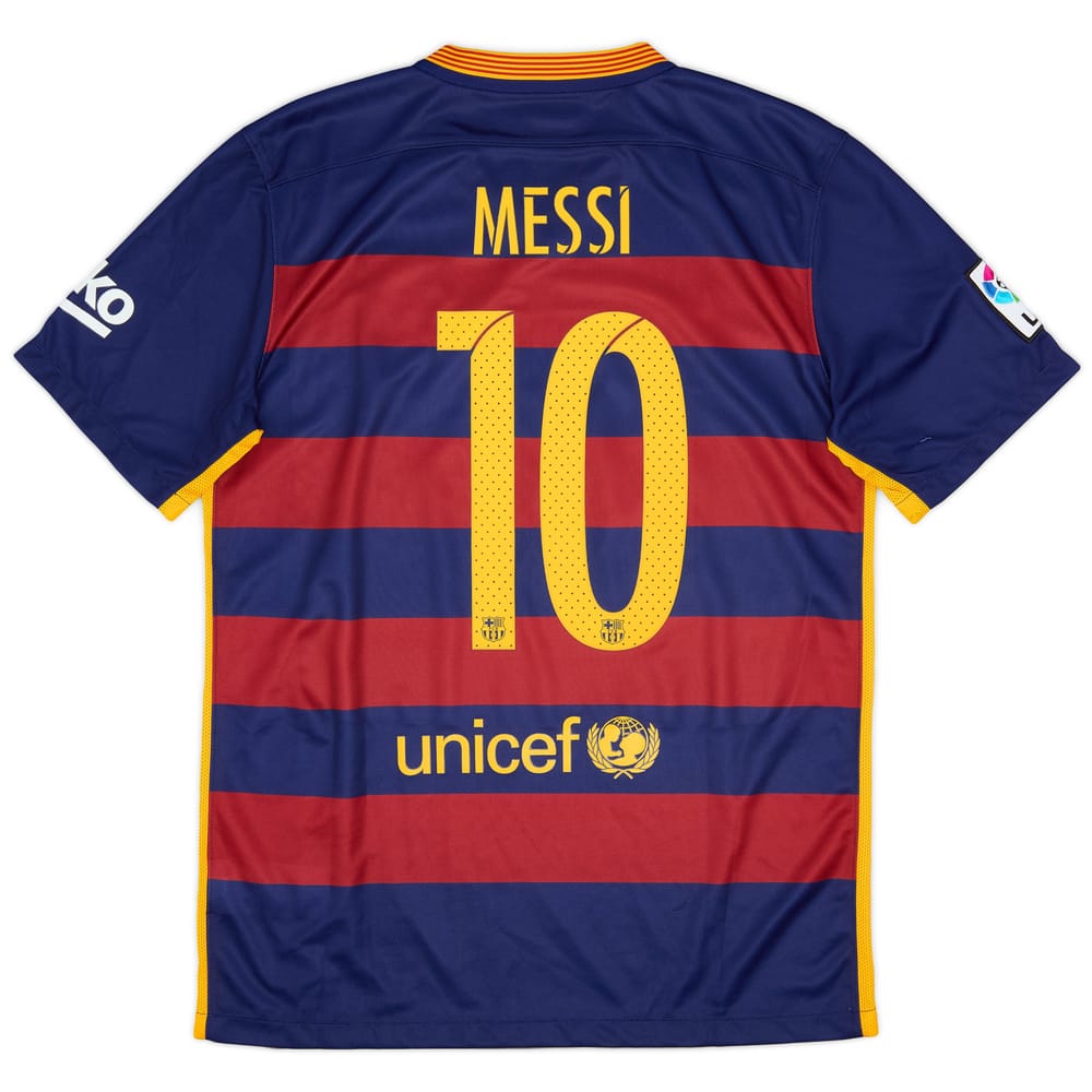 2015-16 Barcelona Home Shirt Messi #10 - 6/10 - (S)