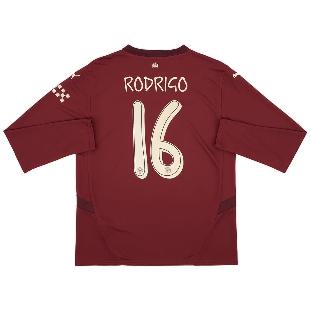 2024-25 Manchester City Third L/S Shirt Rodrigo #16