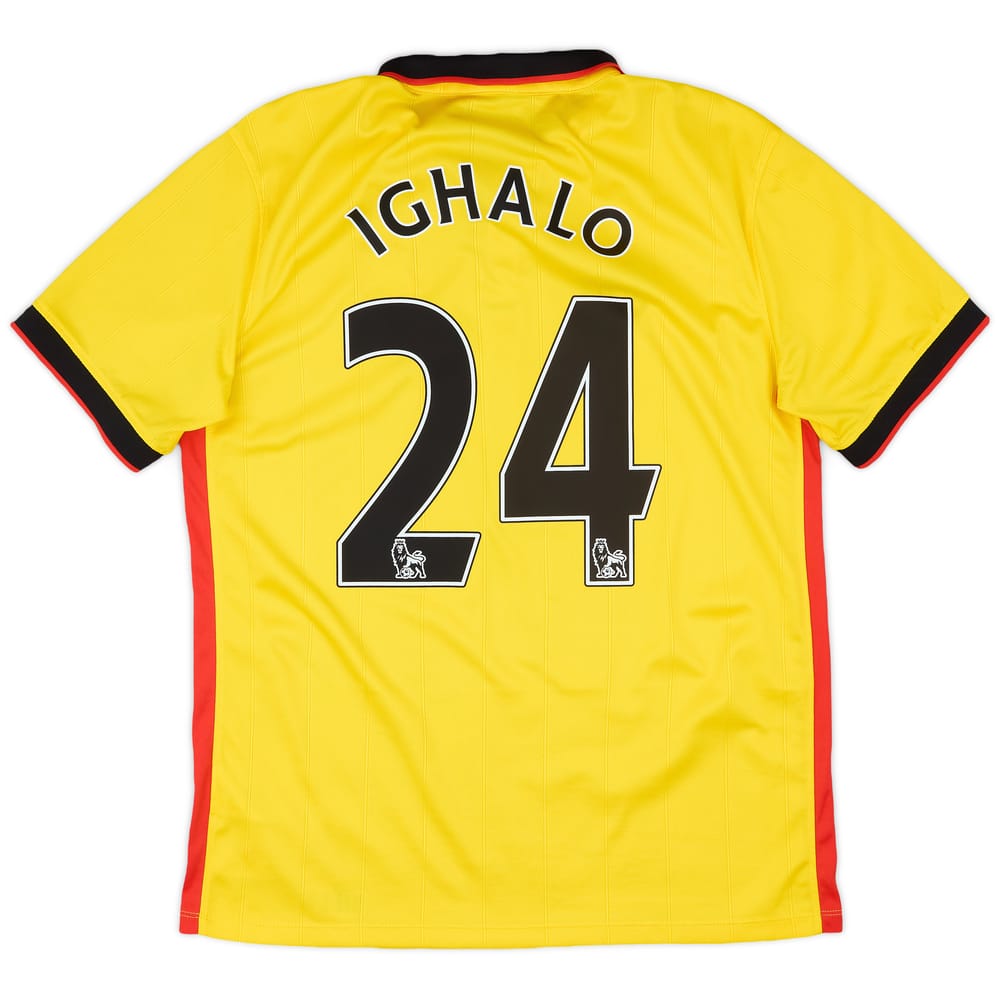 2016-17 Watford Home Shirt Ighalo #24 - 7/10 - (M)