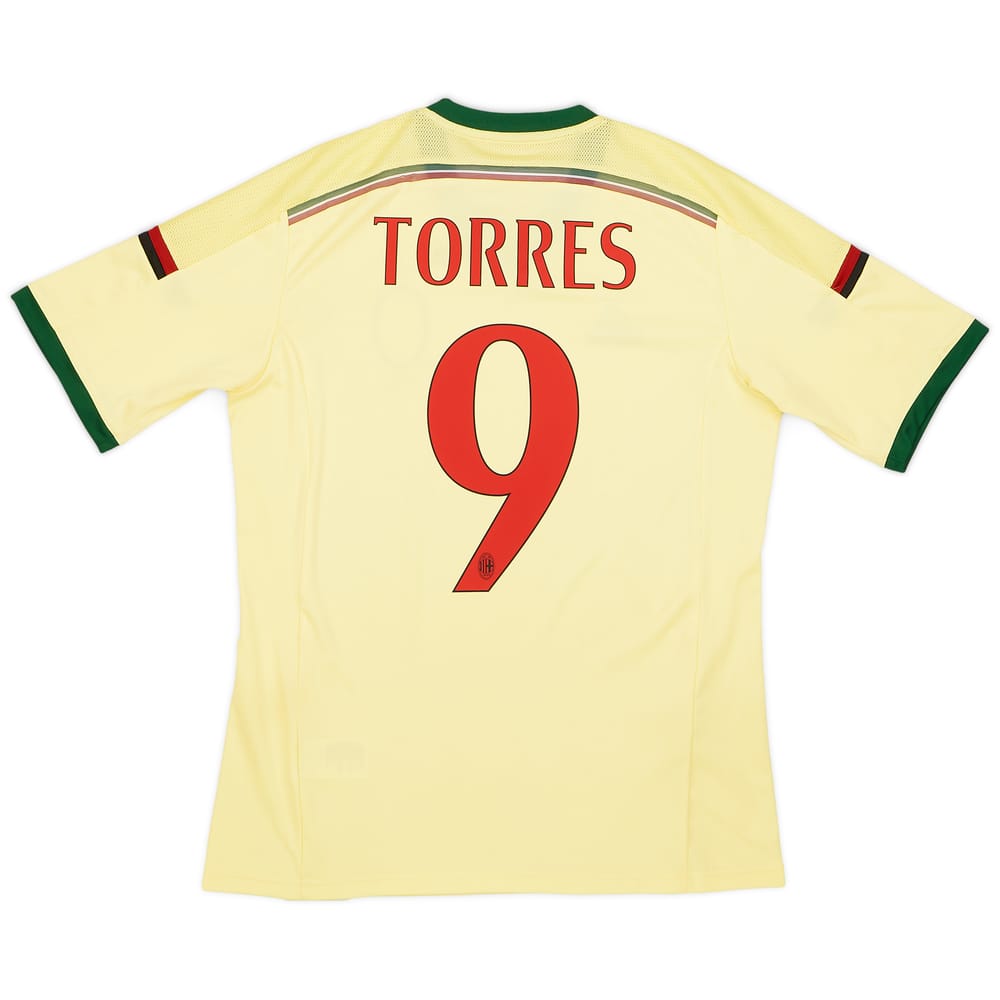 2014-15 AC Milan Third Shirt Torres #9 - 9/10 - (M)