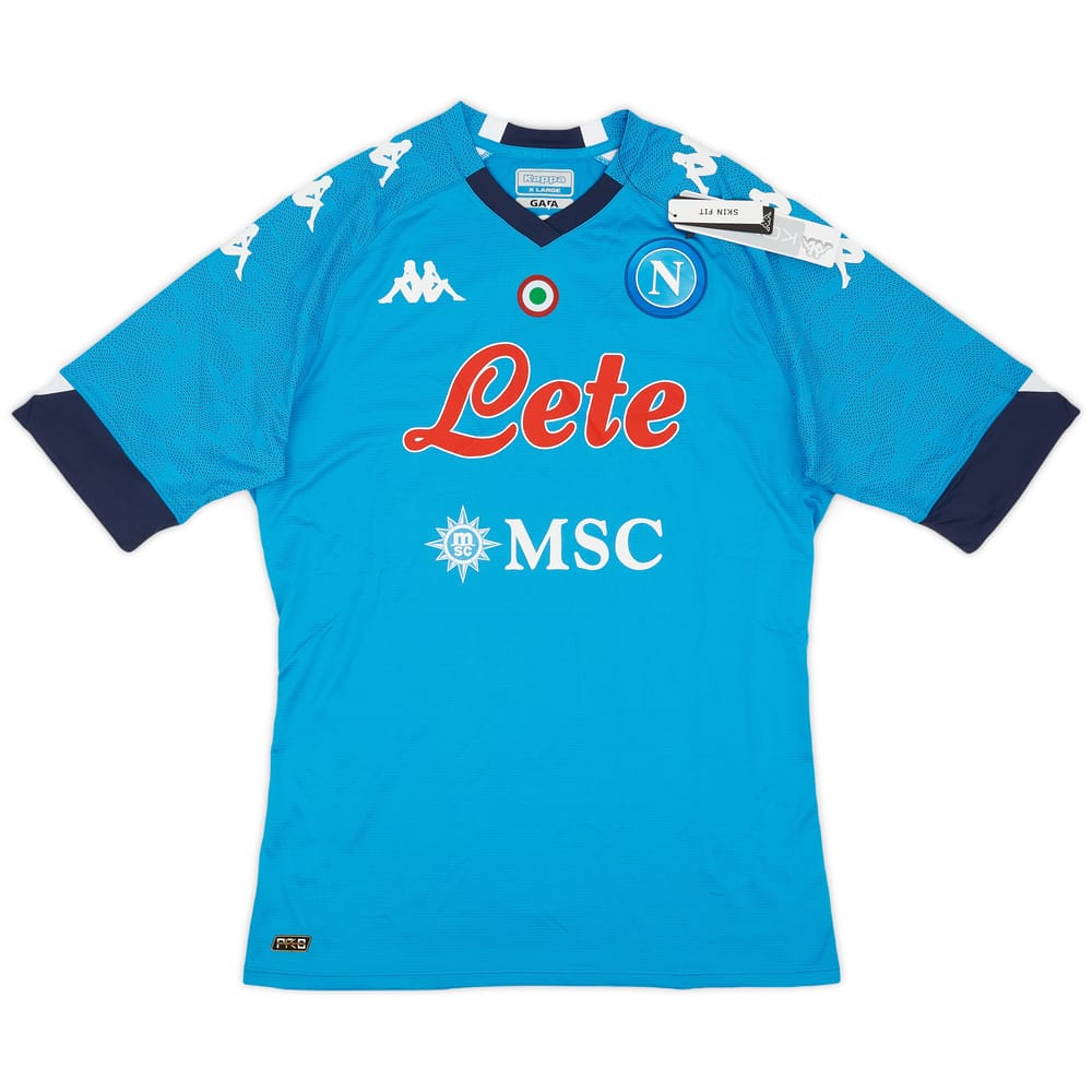 2020-21 Napoli Player Issue Home Shirt (XL)