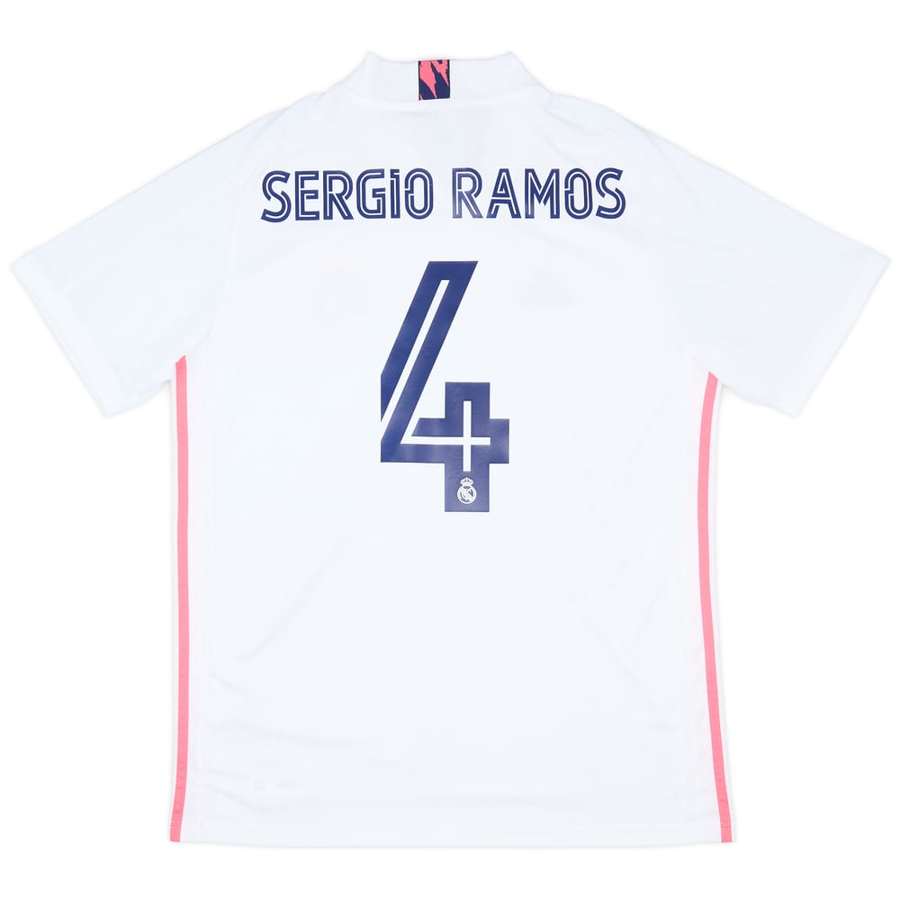 2020-21 Real Madrid Home Shirt Sergio Ramos #4 (L)