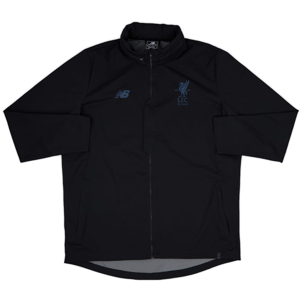 2017-18 Liverpool New Balance Hooded Rain Jacket - 10/10 - (XXL)