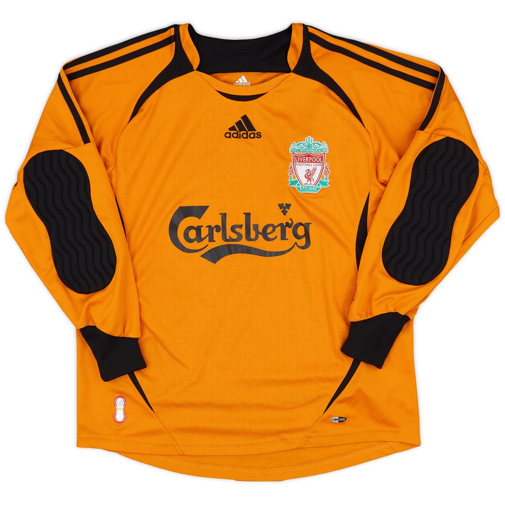 2006-07 Liverpool GK Shirt - 8/10 - (L.Boys)