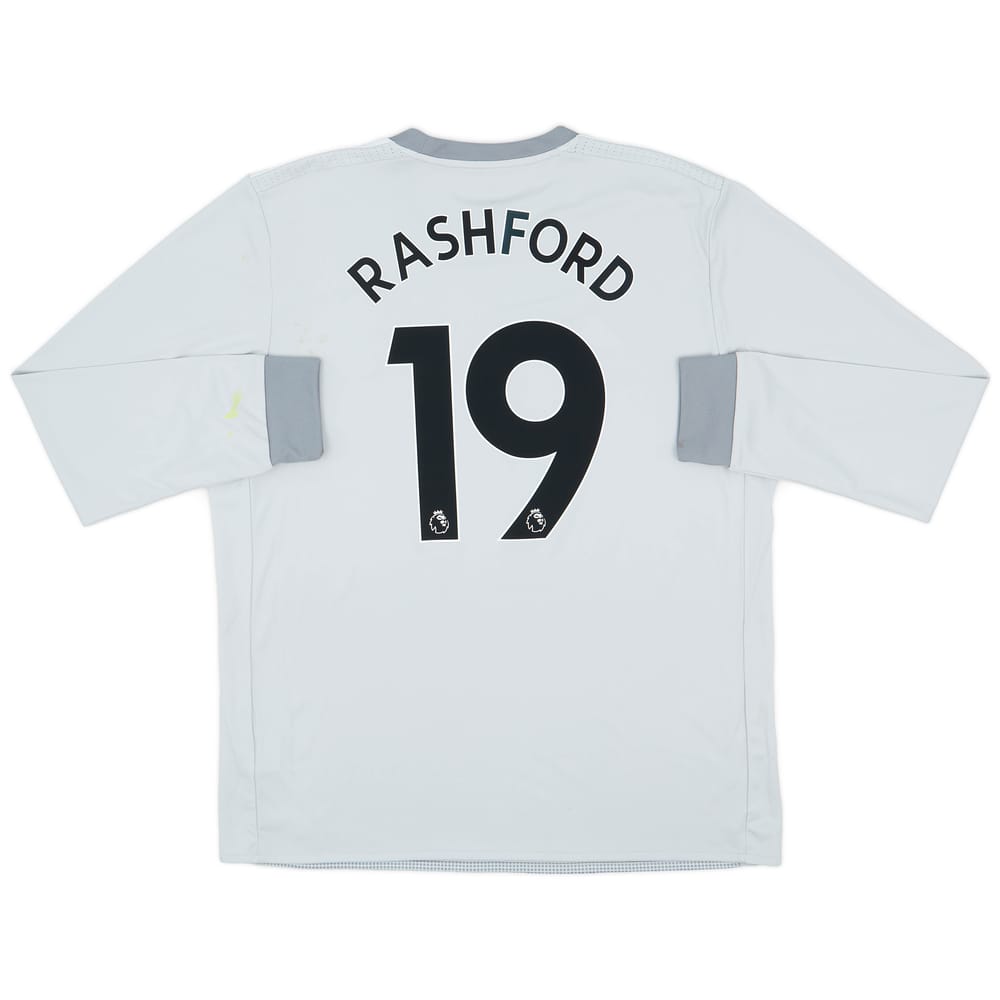 2017-18 Manchester United Third L/S Shirt Rashford #19 - 7/10 - (XL)