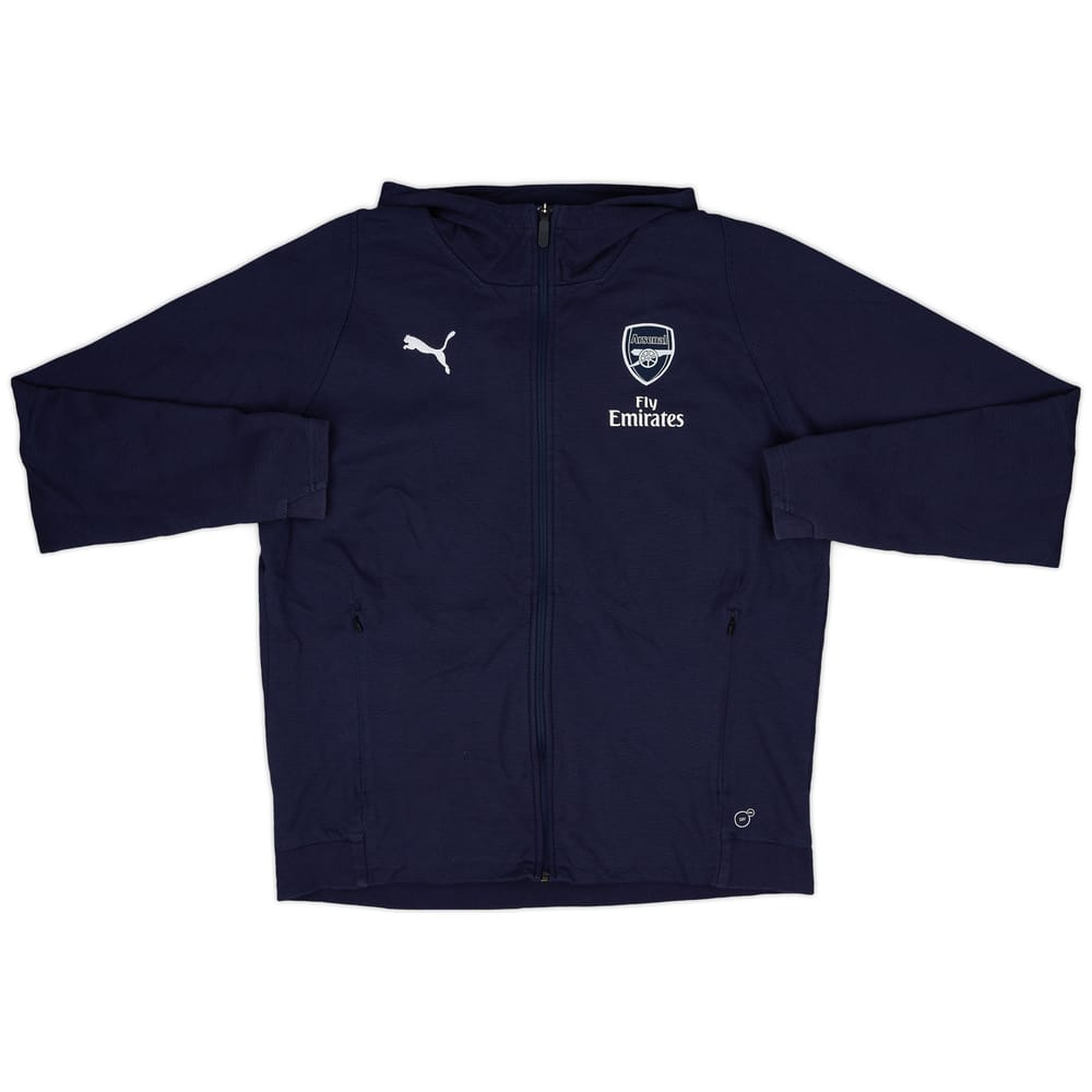 2017-18 Arsenal Puma Hooded Track Jacket - 9/10 - (XL)