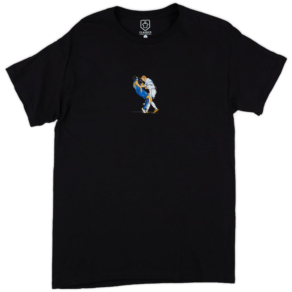 Zinedine Zidane Headbutt Italy V France 2006 World Cup Final Graphic Tee - 8/10 - (M)