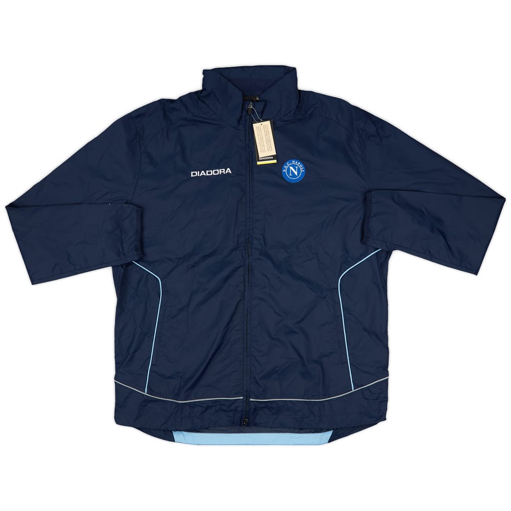 2002-03 Napoli Diadora Hooded Rain Jacket (XXL)
