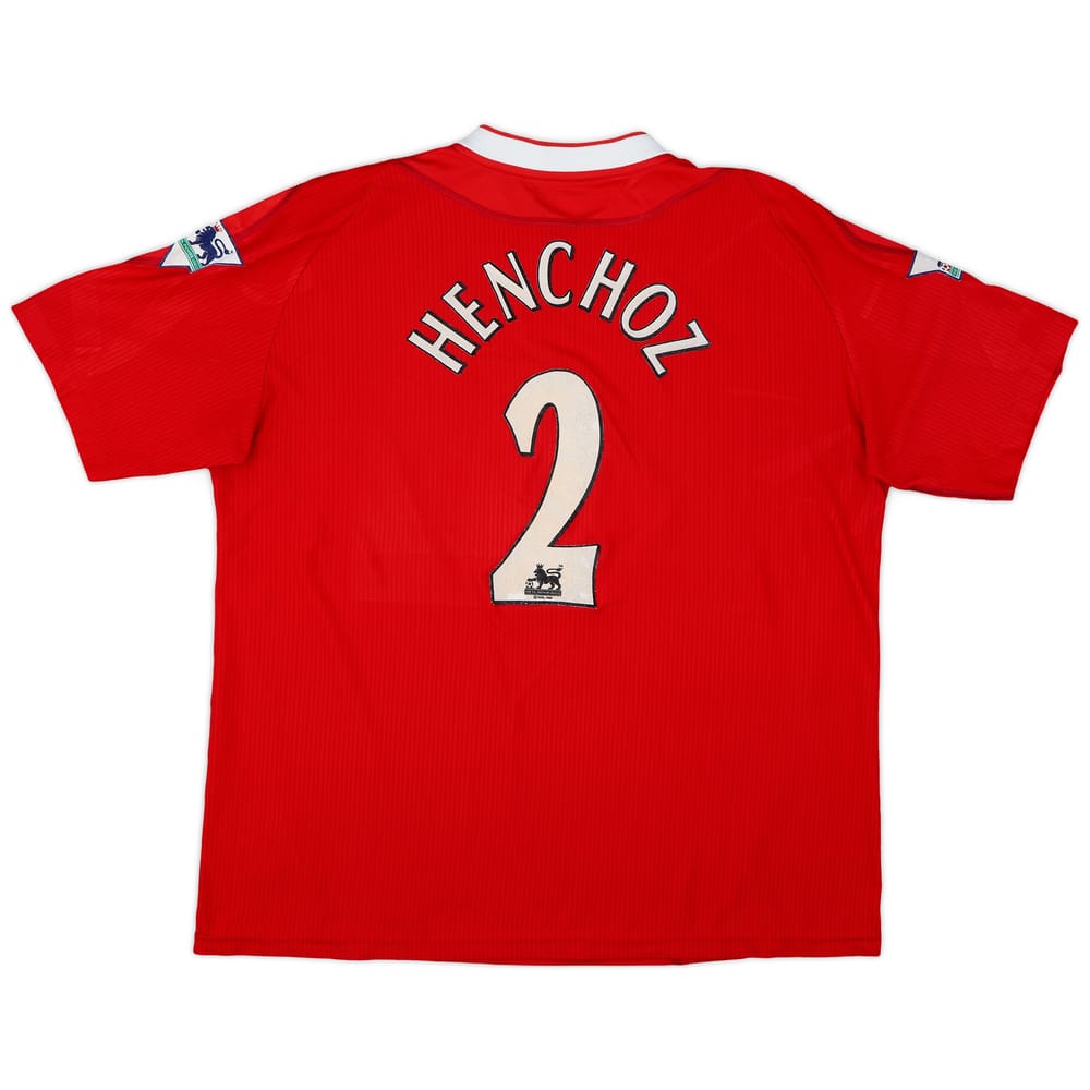 2002-04 Liverpool Home Shirt Henchoz #2 - 7/10 - (XL)