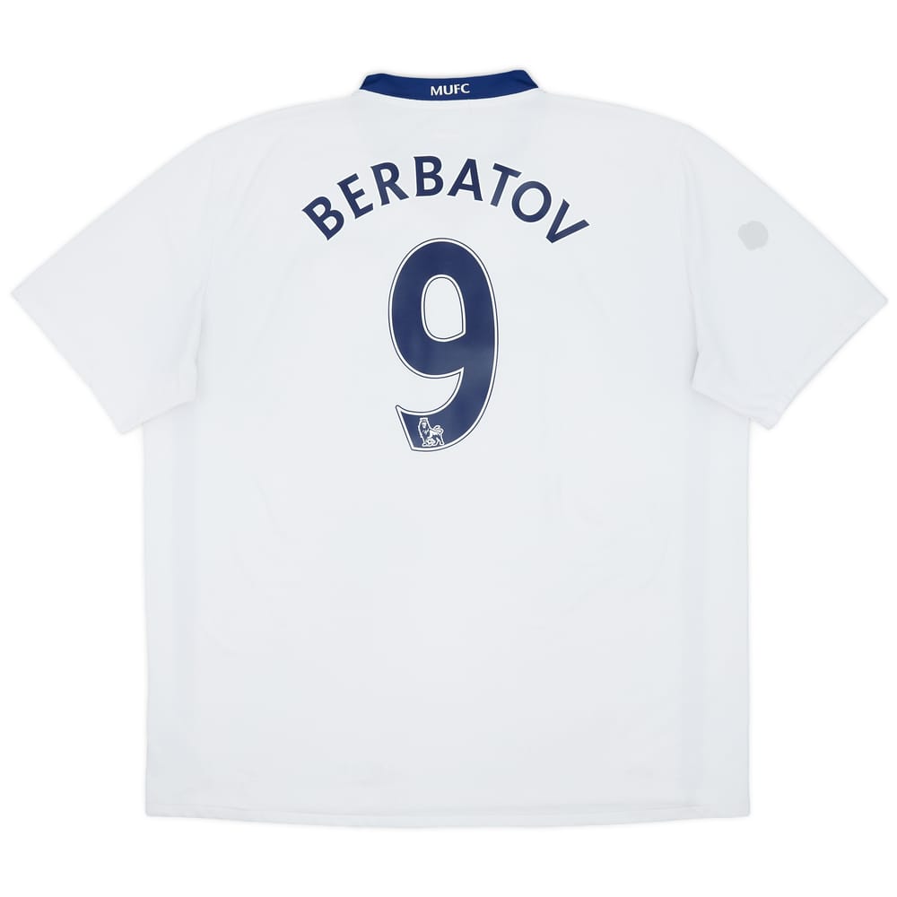 2008-10 Manchester United Away Shirt Berbatov #9 - 6/10 - (XXL)