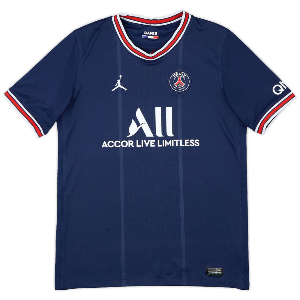 2021-22 Paris Saint-Germain Home Shirt - 9/10 - (XL.Boys)