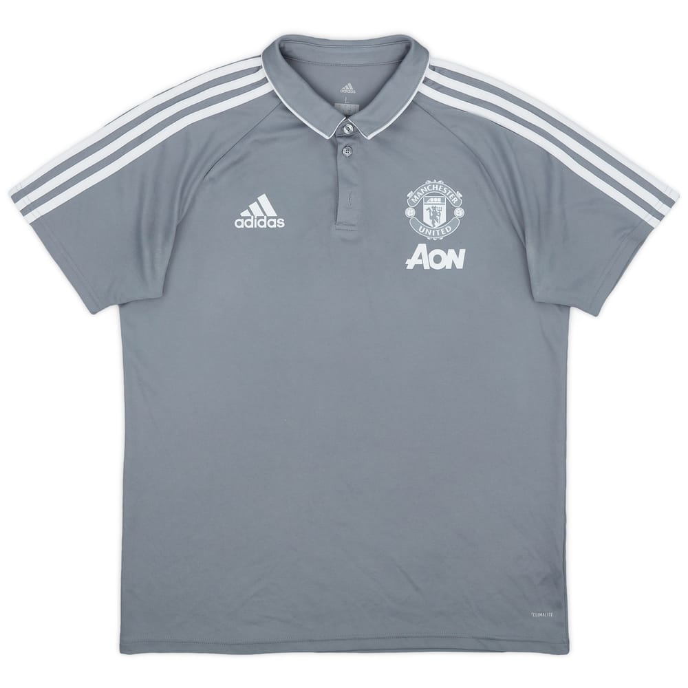 2017-18 Manchester United adidas Polo Shirt - 8/10 - (L)
