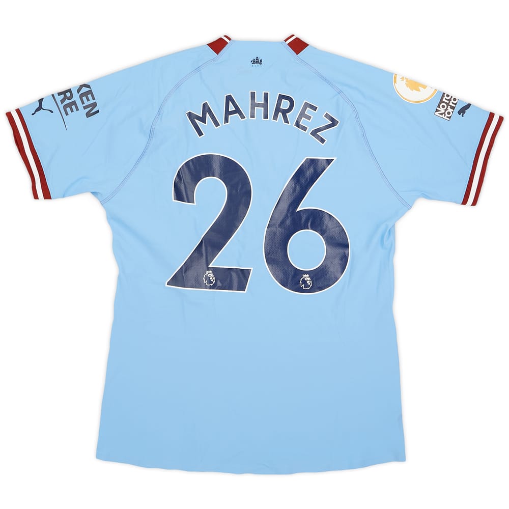 2022-23 Manchester City Match Issue Home Shirt Mahrez #26