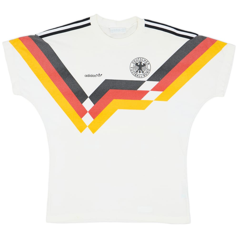 1990-92 Germany adidas Cotton Tee - 7/10 - (M)