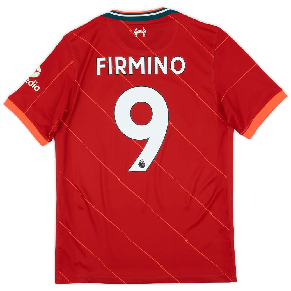 2021-22 Liverpool Home Shirt Firmino #9 - 9/10 - (M)