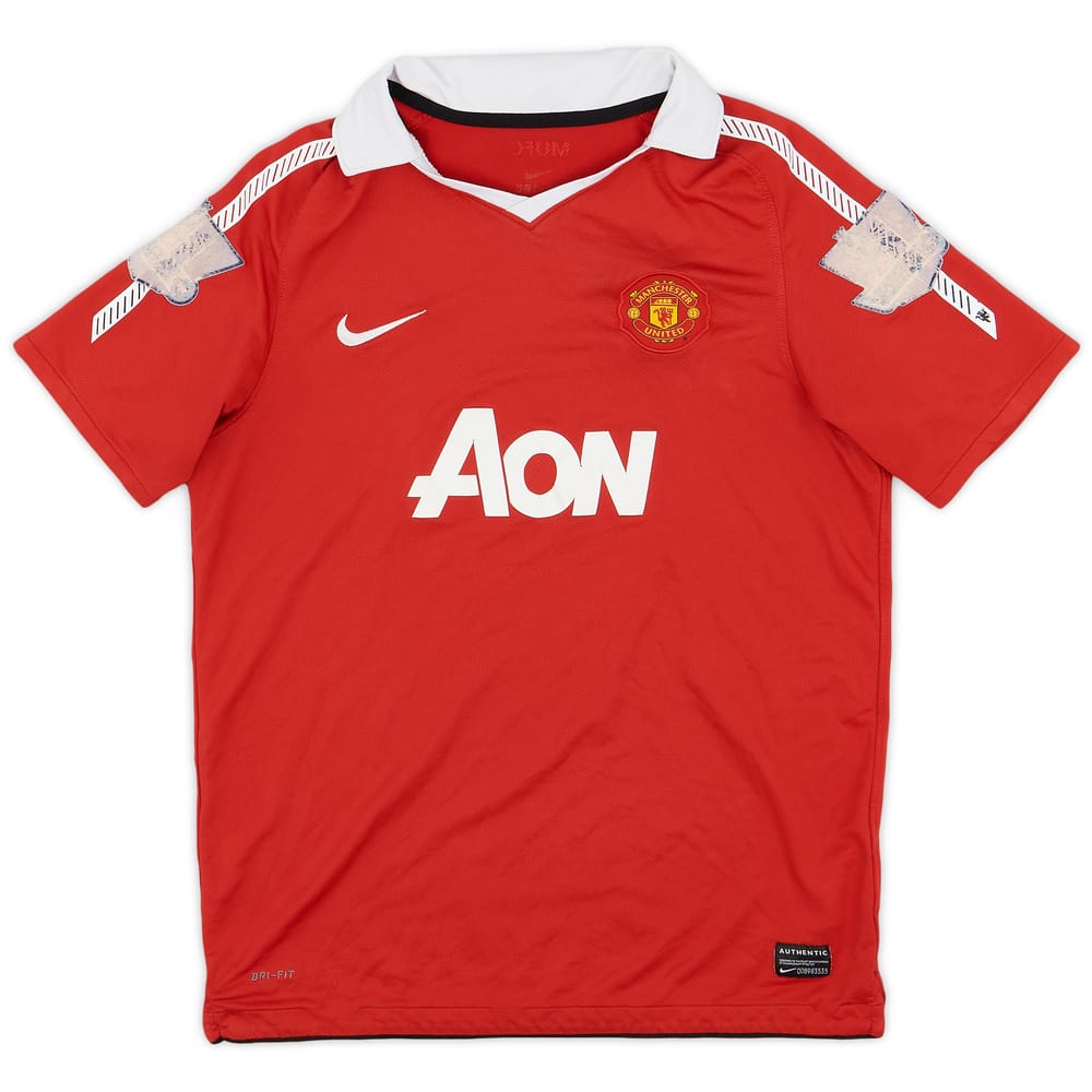 2010-11 Manchester United Home Shirt - 5/10 - (XL.Boys)