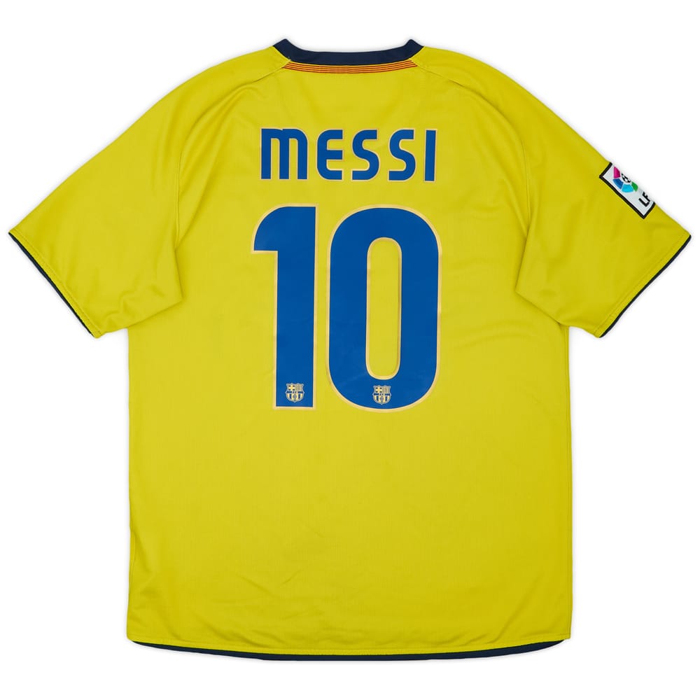 2008-10 Barcelona Away Shirt Messi #10 - 4/10 - (M)