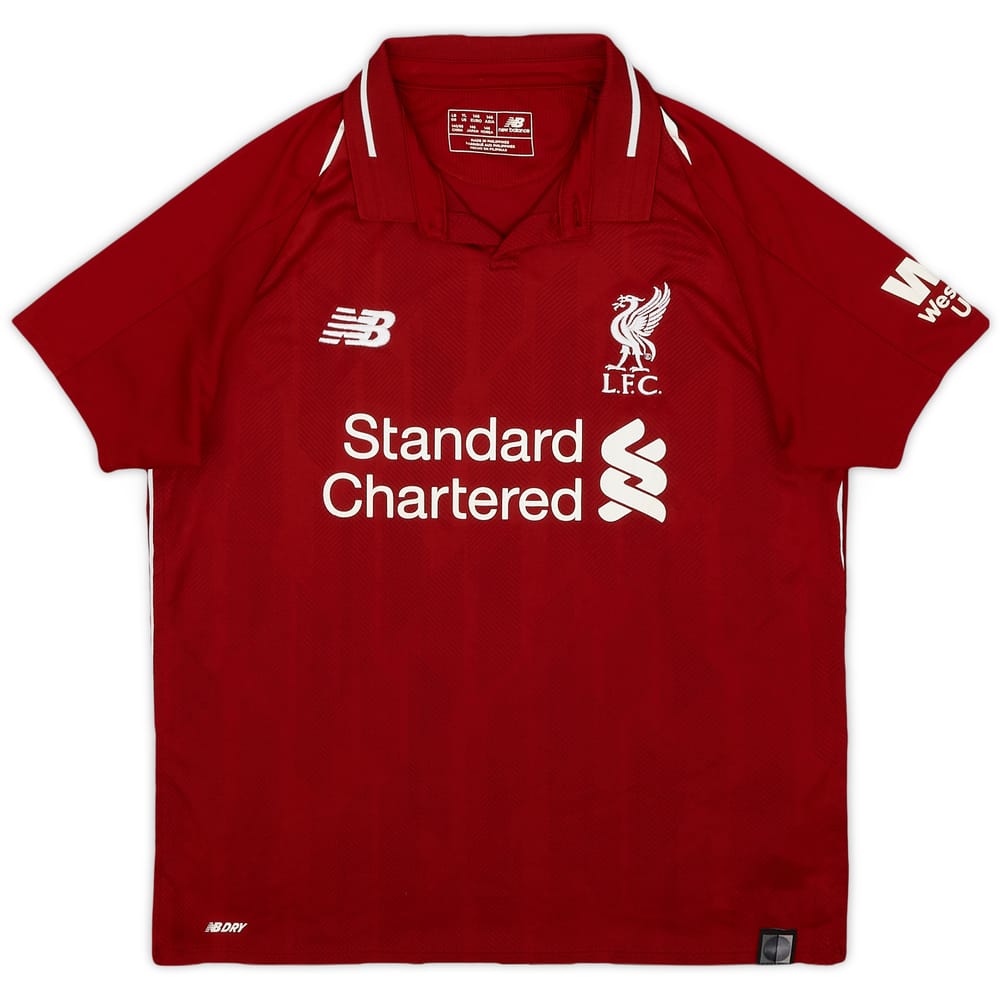 2018-19 Liverpool Home Shirt - 7/10 - (L.Boys)