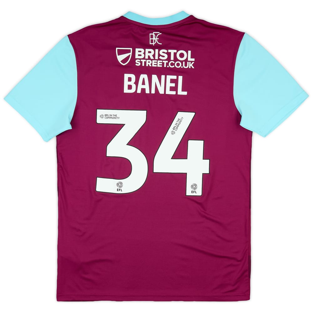 2024-25 Burnley Player Issue Home Shirt Banel #34 (M)