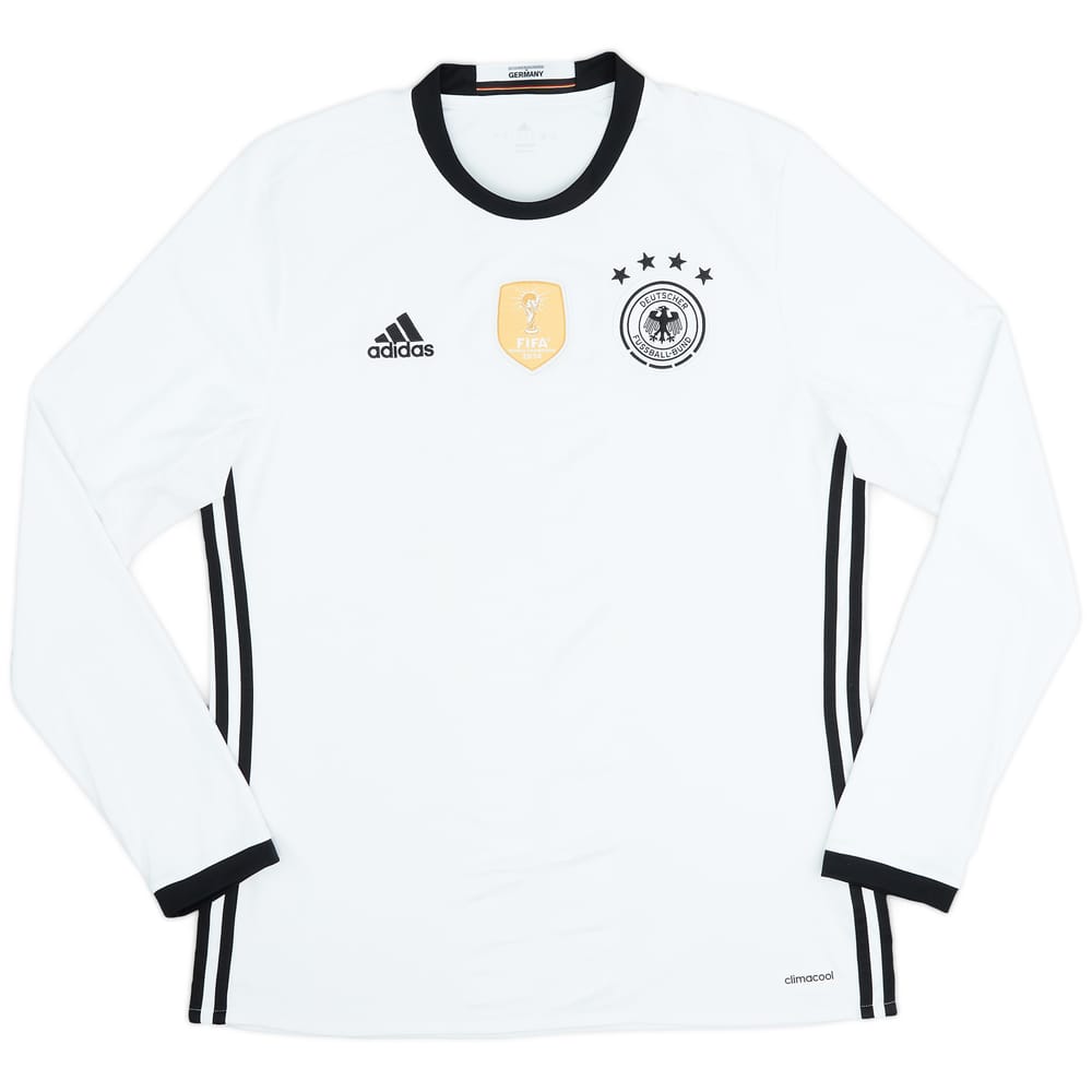 2016-17 Germany Home L/S Shirt - 10/10 - (L)