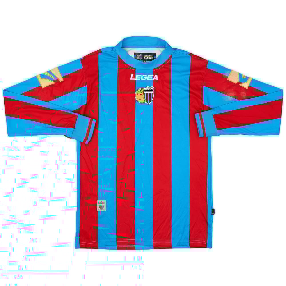 2008-10 Catania Home L/S Shirt - 6/10 - (L)