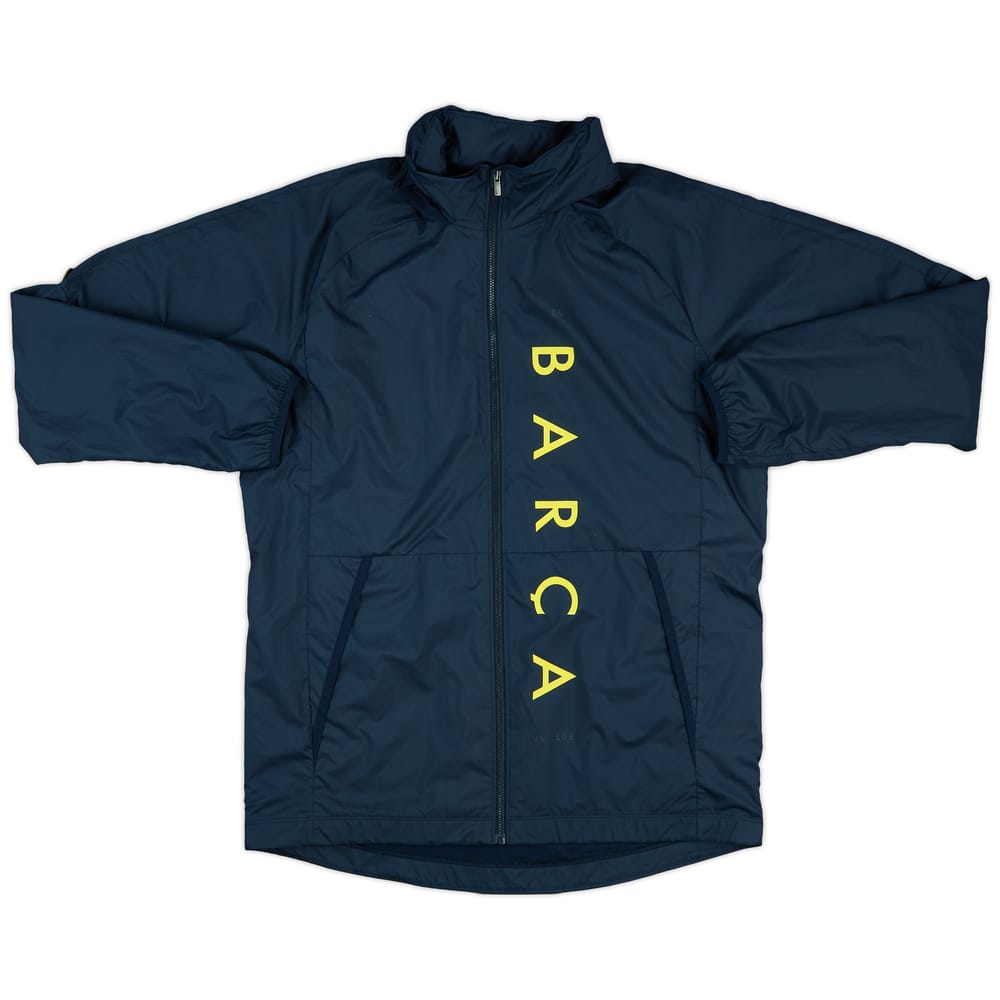 2020-21 Barcelona Nike Hooded Rain Jacket - 10/10 - (L)