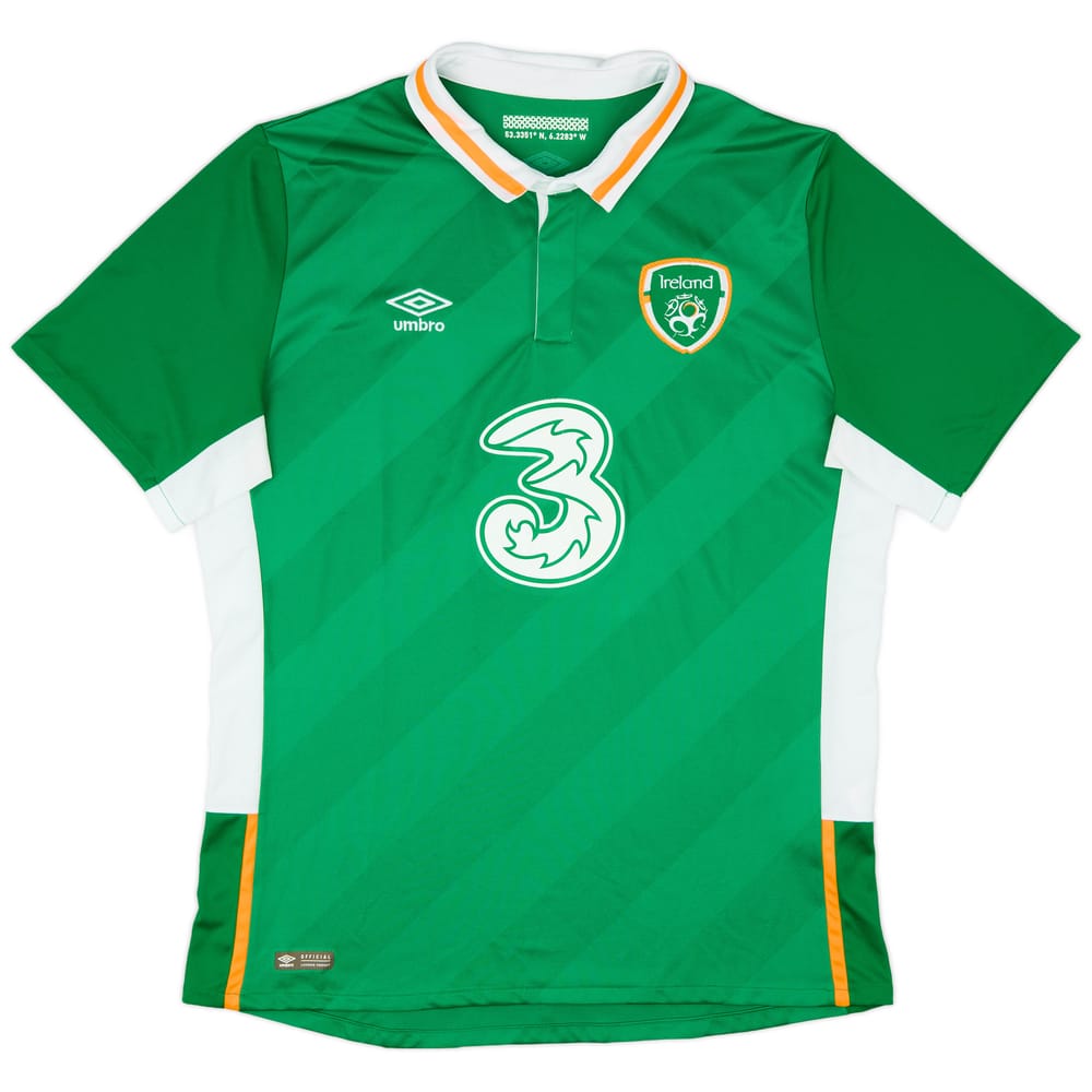 2016-17 Ireland Home Shirt - 9/10 - (XL)