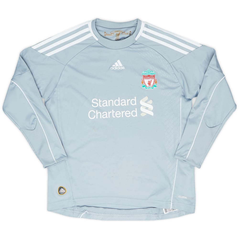 2010-12 Liverpool GK Shirt - 7/10 - (S.Boys)