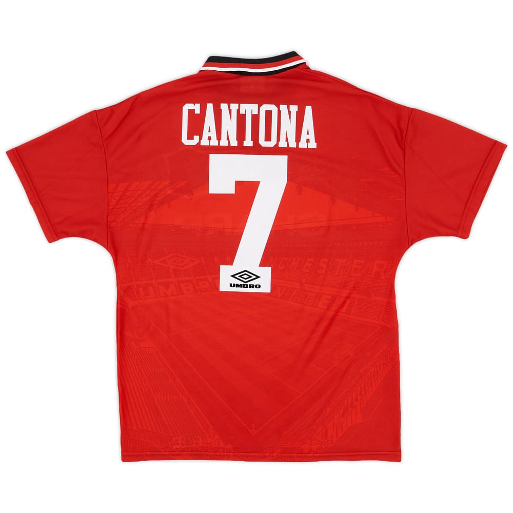 1994-96 Manchester United Home Shirt Cantona #7 - 10/10 - (M)