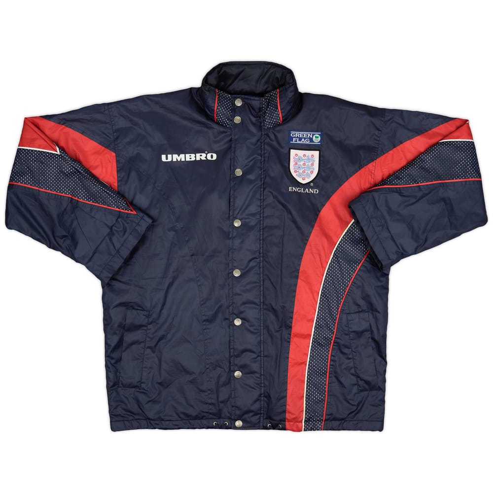 1998-00 England Umbro Padded Bench Coat - 6/10 - (M)