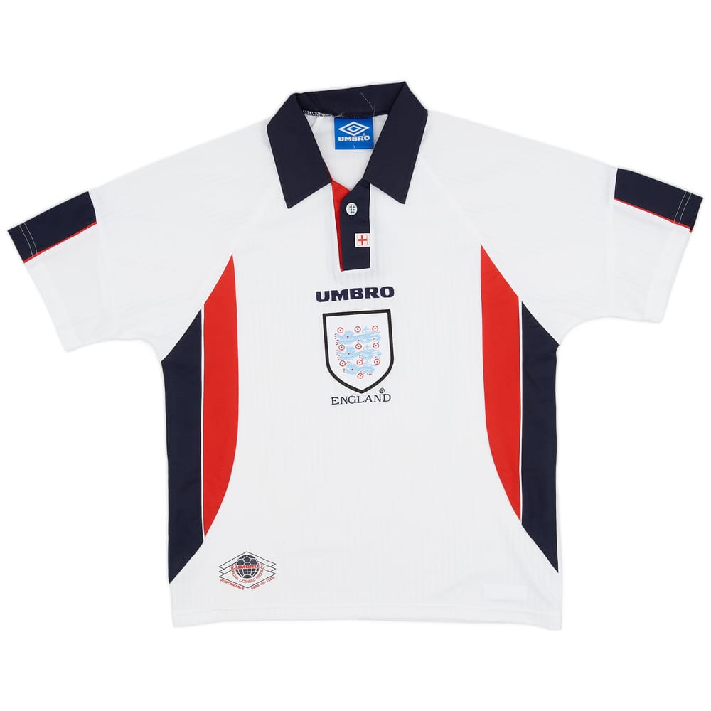 1997-99 England Home Shirt - 8/10 - (Y)