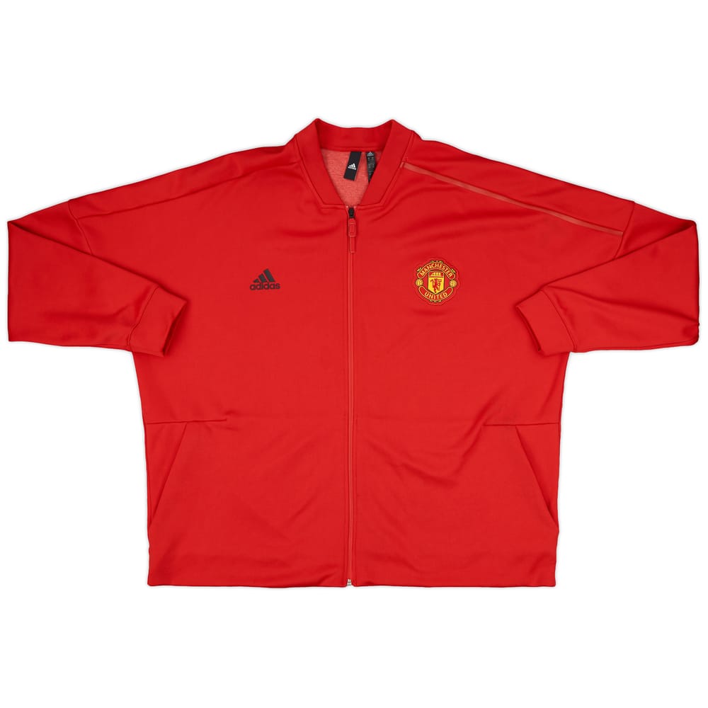 2018-19 Manchester United adidas Track Jacket - 8/10 - (3XL)