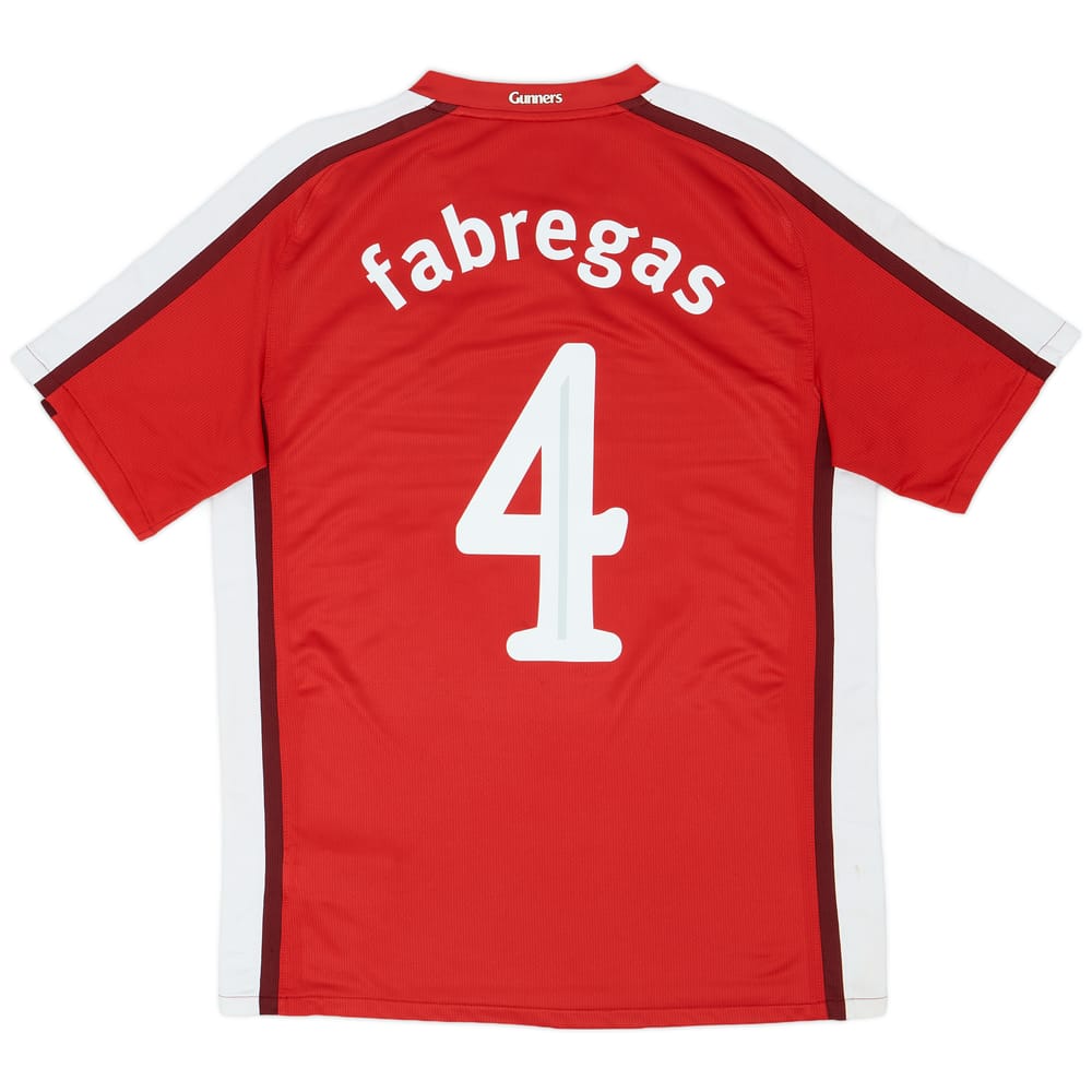 2008-10 Arsenal Home Shirt Fabregas #4 - 6/10 - (L)