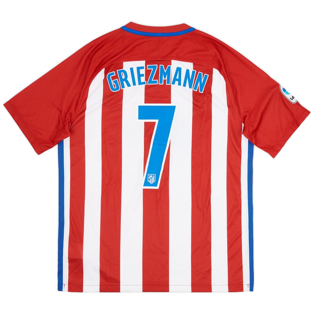 2016-17 Atletico Madrid Home Shirt Griezmann #7 (L)