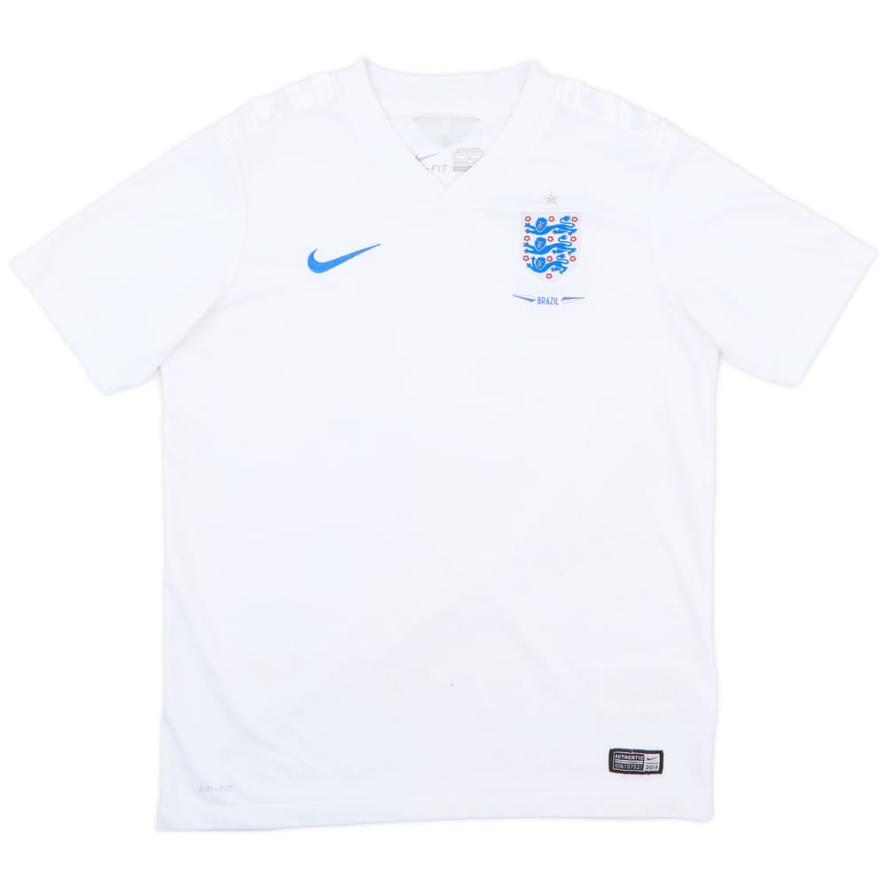 2014-15 England Home Shirt - 6/10 - (XL.Boys)