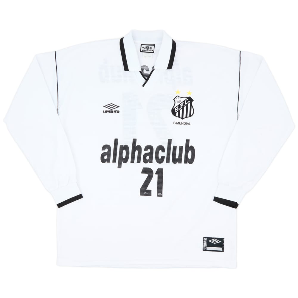 2000 Santos Home L/S Shirt #21 - 10/10 - (XL)