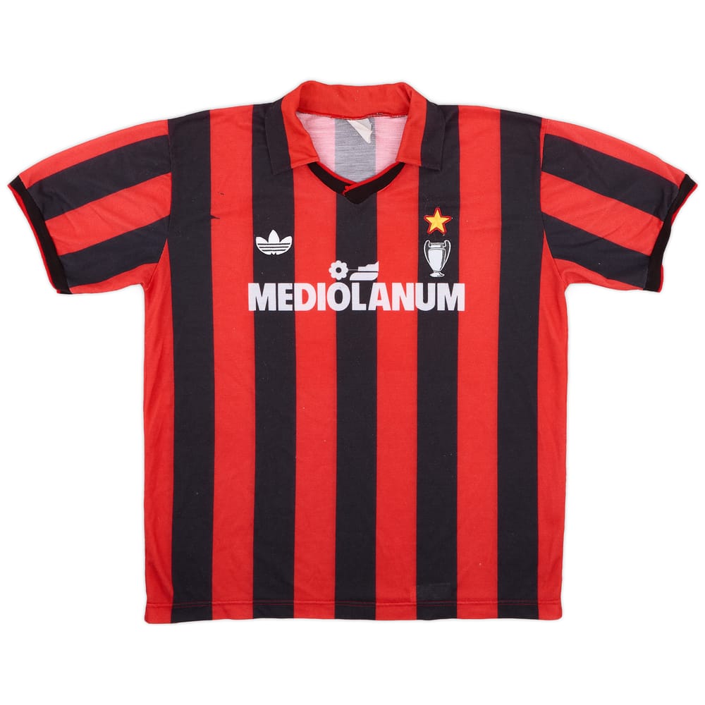 1990-91 AC Milan Home Shirt - 6/10 - (L)