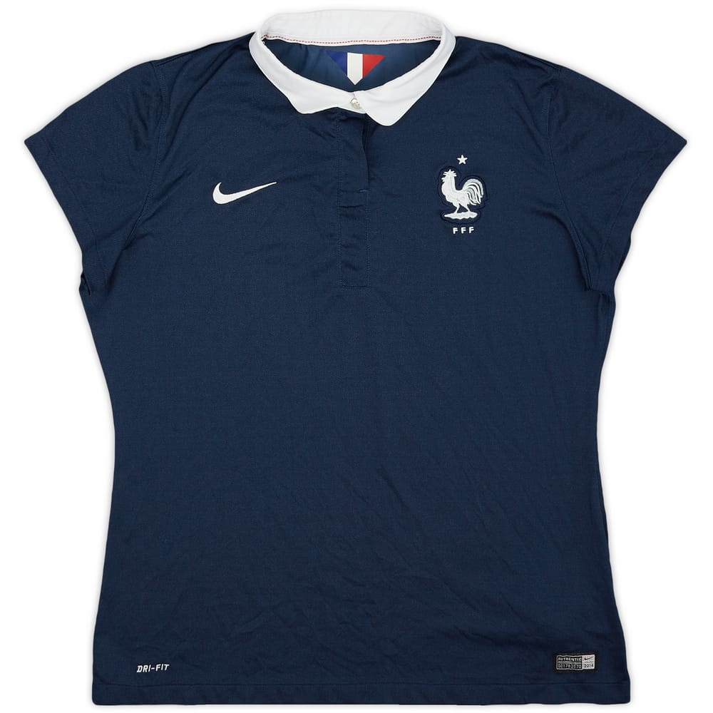 2014-15 France Home Shirt - 8/10 - (Women's XL)