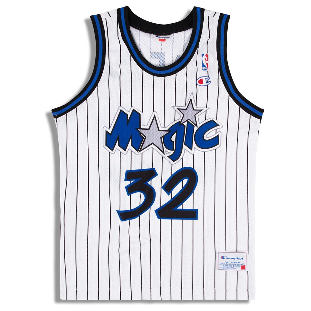 1992-96 Orlando Magic O’Neal #32 Champion Jersey (Home) S